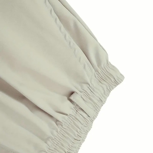 Creative American Flag Graphic Print Men's tan color Cargo shorts XL -New - Picture 6 of 11